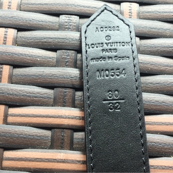 Louis Vuitton Black and Brown Monogram Belt - Picture 5 of 5